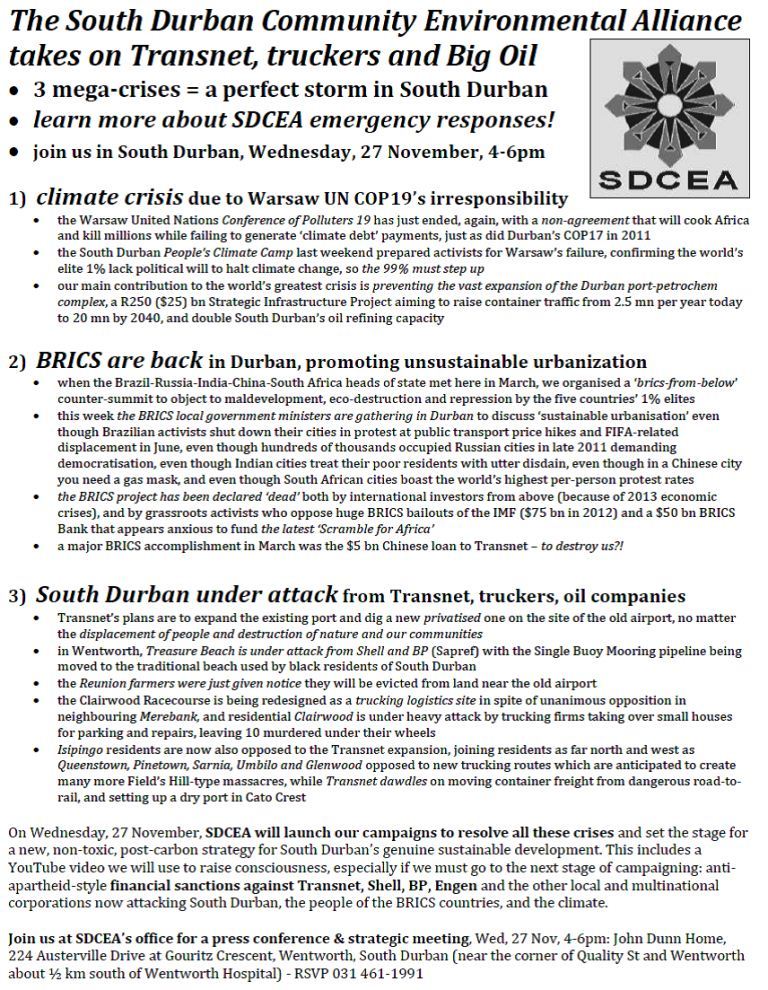 BRICS from below Durban action